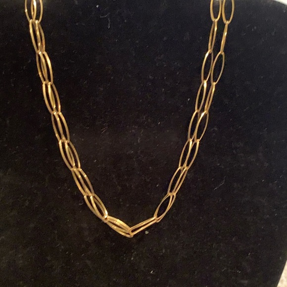 VINTAGE DELICATE LINK NECKLACE. 925 CLASPE - Picture 3 of 5